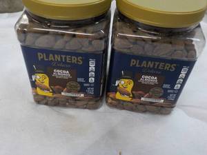 lot 525 image: 2 x 2 lb. 5 oz Planters Deluxe Cocoa Almonds