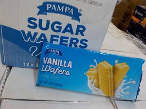 lot 537 image: 12 x 8 oz Pampa Vanilla Wafers best date 112523