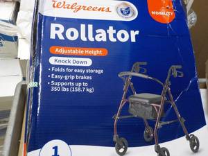 lot 25 image: Rollator Adjustable Height...