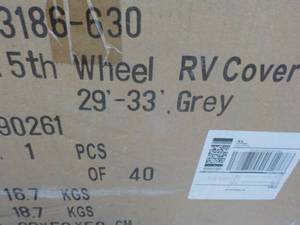 lot 48 image: 5th Wheel RV Cover 29 ft -33 ft Grey