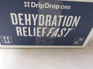 lot 65 image: 100 packets Drip Drops Dehydration Relief Fast Lemon