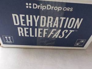 lot 68 image: 100 packets Drip Drops Dehydration Relief Fast Lemon