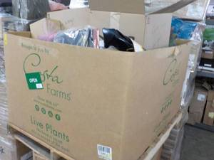 lot 101 image: Pallet of New Halloween Costumes and Dcor- if you win this pallet you will need to pick up Tuesday or Wednesday Immediately after Auction Endings, Bring Boxes and Proper Vehicle