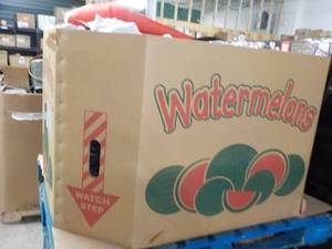 lot 105 image: Pallet of New Halloween Costumes and Dcor- if you win this pallet you will need to pick up Tuesday or Wednesday Immediately after Auction Endings, Bring Boxes and Proper Vehicle