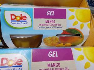 lot 109 image: Dole - 12 - 4 Packs Mango in the Mango Gel