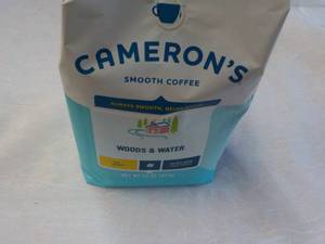 lot 150 image: Camerons Woods and Water Whole Bean Light Roast Coffee