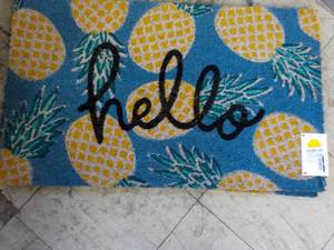lot 155 image: Hello Floor Mat 18 x 30...