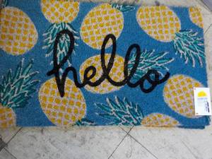 lot 156 image: Hello Floor Mat 18 x 30...