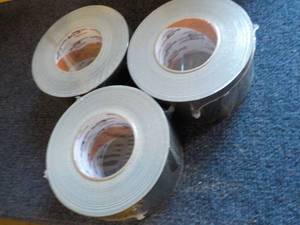 lot 160 image: 3 Shurtape Cloth Industrial 2.4 x 7 Duct Tape 3 x 60 years