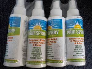 lot 179 image: 4 x 4 oz Pain Spray...