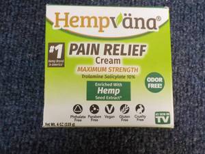 lot 180 image: Hempvana Pain Cream...