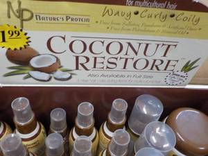 lot 184 image: 37 pc Coconut Restore Sample Products - 6 different samples