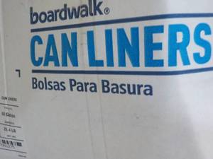 lot 209 image: 100 x 60 Gallon Can Liners...