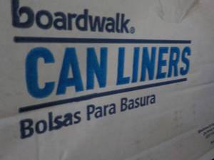 lot 210 image: 100 x 60 Gallon Can Liners...