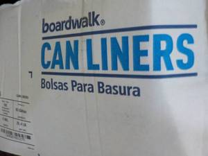 lot 212 image: 100 x 60 Gallon Can Liners...