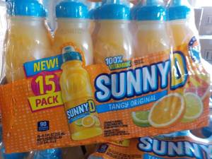lot 217 image: 15 packs 11.3 oz Sunny D Tangy Original