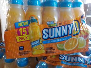 lot 218 image: 15 packs 11.3 oz Sunny D Tangy Original