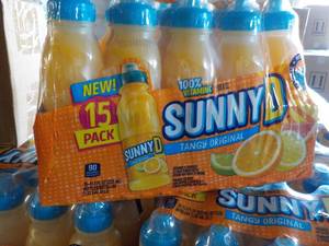 lot 220 image: 15 packs 11.3 oz Sunny D Tangy Original