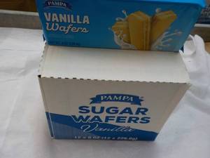 lot 251 image: 12 x 8 oz boxes Pampa Sugar Vanilla Wafers - best date 112623