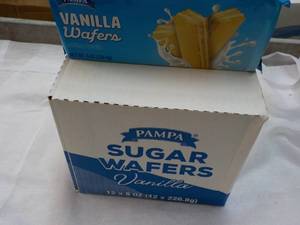 lot 253 image: 12 x 8 oz boxes Pampa Sugar Vanilla Wafers - best date 112623