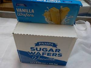 lot 254 image: 12 x 8 oz boxes Pampa Sugar Vanilla Wafers - best date 112623