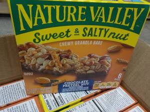 lot 268 image: 12 x 12 oz Boxes Nature Valley Granola Bars, 6 per box, best date 032024