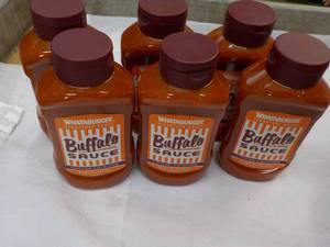 lot 277 image: 6 x 16.5 oz WhatA Burger Buffalo Sauce best date 11 9 23