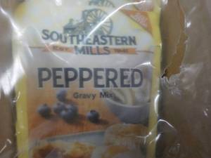 lot 295 image: 24 x 2.75 Southwestern Mills Peppered Gravy Mixes