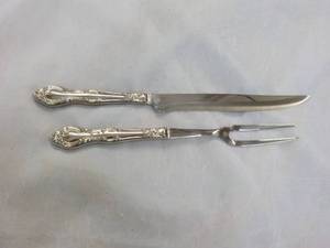 lot 302 image: Princess House Stainless USA Serving Set