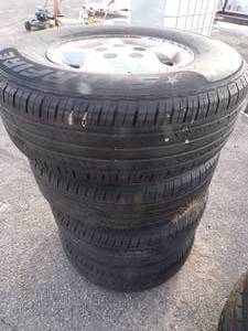 4 Chevy Rims with Tires