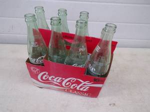 8 Pack of Vintage Pop Bottles