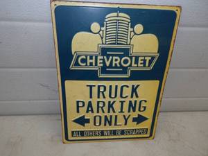 Chevy Metal Sign