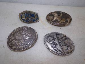 4 Belt Buckles