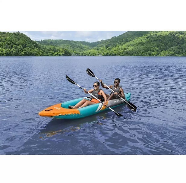 lot 172 image: NEW Hydro-Force Surge Elite X2 Inflatable Two-Person Kayak - 128