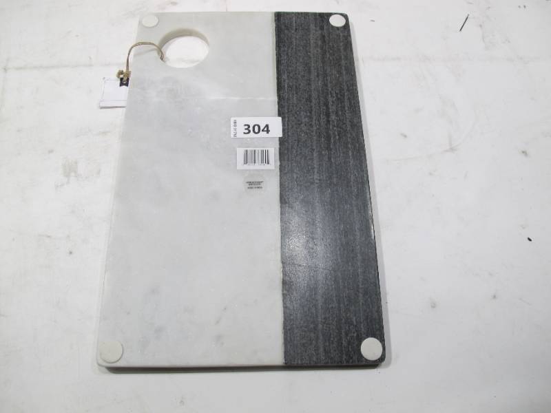 lot 355 image: NEW 2 Tone Marble and Granite Serving Charcuterie Board