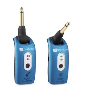 lot 923 image: Dartwood 2.4GHZ Guitar Wireless System Rechargeable Guitar Transmitter Receiver For Electric Guitar And Bass
