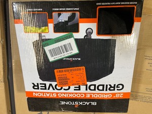 lot 15 image: Blackstone 28 in. Black Griddle Station Cover &nbspCustomer Returns See Pictures