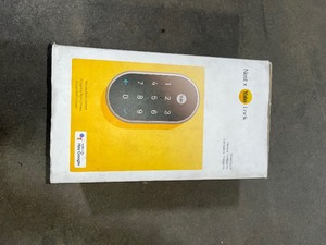 lot 22 image: Google Nest x Yale Lock - Tamper-Proof Smart Wifi Bluetooth Deadbolt Lock with Nest Connect - Satin Nickel &nbspCustomer Returns See Pictures