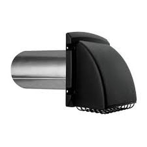 lot 13 image: Set of 2 Everbilt 4 in. Wide Mouth Black Vent Hood