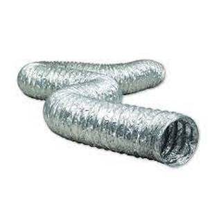 lot 31 image: Set of 4 Everbilt 4 in. x 8 ft. Flexible Aluminum Dryer Vent Duct