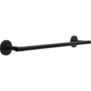 lot 80 image: Delta Lyndall 18 in. Wall Mount Towel Bar Bath Hardware Accessory in Matte Black