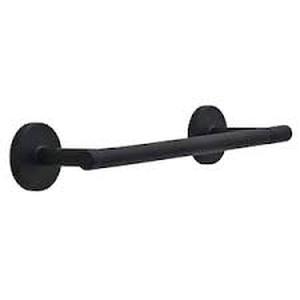 lot 93 image: Delta Lyndall 9 in. Hand Wall Mount Towel Bar Bath Hardware Accessory in Matte Black