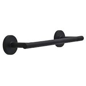 lot 117 image: Delta Lyndall 9 in. Hand Wall Mount Towel Bar Bath Hardware Accessory in Matte Black