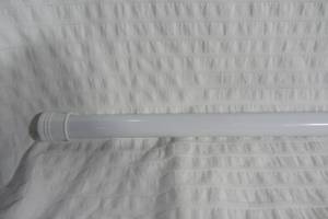 lot 67 image: Zenna Home NeverRust 52 in. to 86 in. Aluminum Adjustable Tension Shower Rod in White