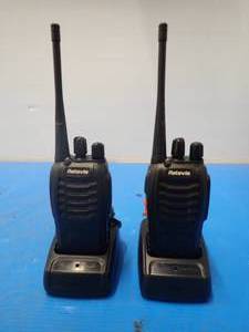 x2 Retevis&nbspH-777 Walkie Talkies with charging stations&nbsp