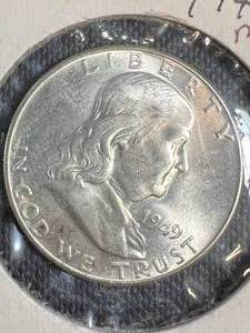 1949 US FRANKLIN HALF DOLLAR MS66