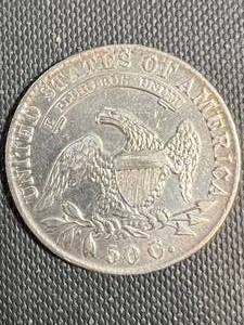 1830 US CAPPED BUST HALF DOLLAR