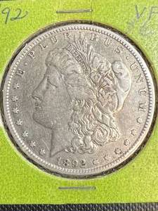 1892-O US MORGAN SILVER DOLLAR VF