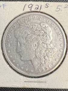1921-S US MORGAN SILVER DOLLAR