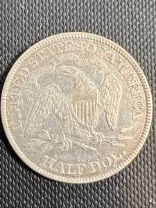 1877 US SEATED LIBERTY HALF DOLLAR